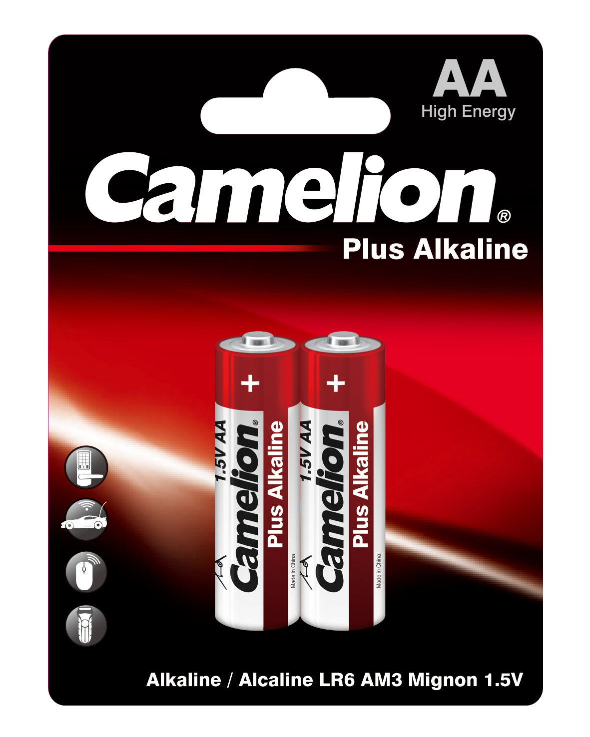 Camelion plus alkaline batteries - AA2 (2 batteries)